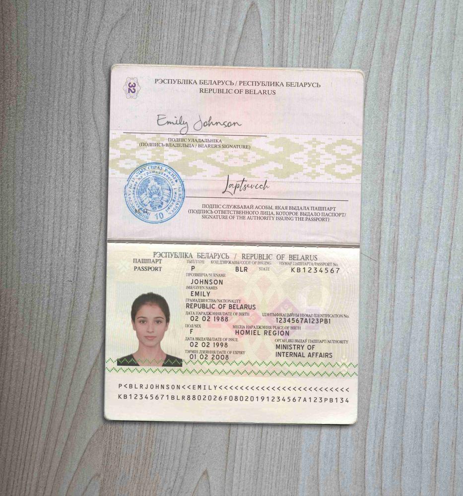 Belarus Passport